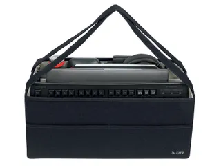 Leitz Hot Desking Stoffen opbergtas Fluweel Grijs 46,5x21x20cm - 5