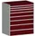 Ladekast 1200x1050x750mm 8laden 75kg Kleur Ral3004