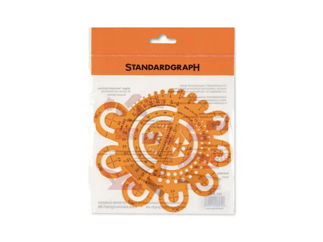 Afrondingssjabloon Standardgraph met hoek meter