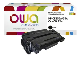 Tonercartridge OWA alternatief tbv HP CE255A zwart - 1