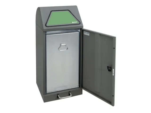 conteneur de tri sélectif,non inflammable,1x75l,HxlxP 1000x400x380mm