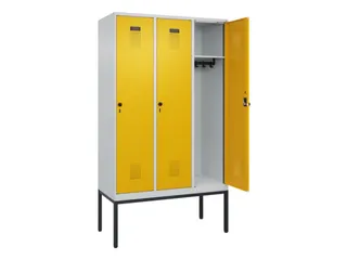 locker,HxBxD 2120x1200x500mm,3vak,vak B 400mm,draaigrendel - 1