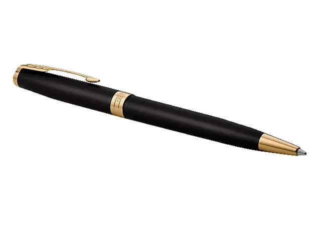 Balpen Parker Sonnet Matte black lacquer GT Medium