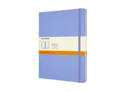 Notitieboek Moleskine XL 190x250mm lijn hard cover hydrangea blue