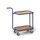 rolplateau met duwstang,draagverm. 200kg,laadvl. LxB 600x500mm