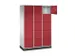 grootvolume-lockersysteem,RAL 7035/RAL 3003,HxBxD 1950x1220x500mm