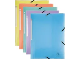 Chromaline elastomap 3 kleppen pastel