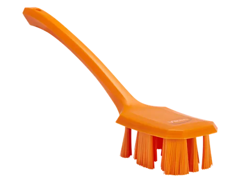 UST 4196-7 afwasborstel oranje groot oranje lange steel 70x395x140mm