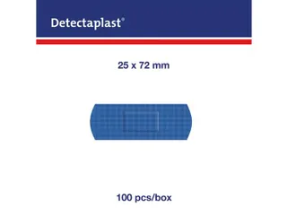 Detectaplast 8241 Textielpleister Elastisch Blauw 25x72mm 100 Stuks - 4