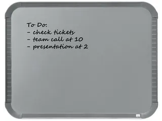 Whiteboard Nobo Slim Line 22x28cm Zilver - 7