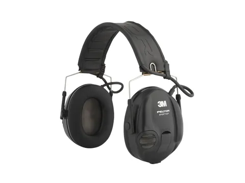 3M Peltor SportTac oorkappen met hoofdbeugel SNR 26 dB geel