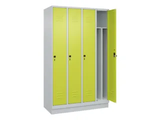 locker voor scheiding van kleding,HxBxD 1950x1200x500mm,4vak - 2