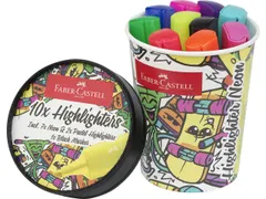 Marqueurs Faber-Castell 46 gobelet 10 pièces