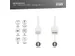 Gegevens-/oplaadkabel Lightning USB-C M/M 1m PVC MFI Wit 20V/3A 60W