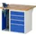 werkbank,HxBxD 890x1000x900mm,beukblad,draagverm. 750kg,2containers