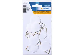 Hanghaakje Herma 5752 30mm Gegomd 10 stuks