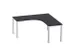 bureau à retour à hauteur réglable,HxlxP 720-840x1600x1600mm,CC-noi