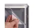 kliklijst A4 25mm zilver is een functionele wissellijst van aluminium.