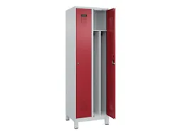 locker voor scheiding van kleding,HxBxD 1950x600x500mm,2vak