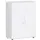 kantoorkast,HxBxD 1104x800x420mm,2xhouten vloer,3ordnerhoogte,romp wit