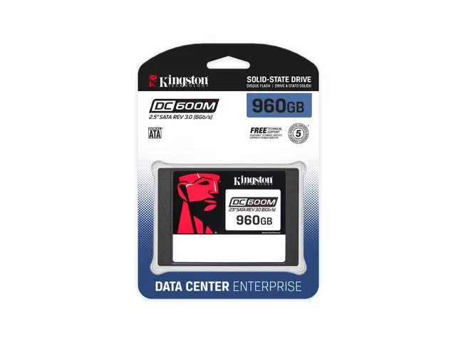 SSD SATA Enterprise DC600M (usage mixte) 2,5” de 960 Go