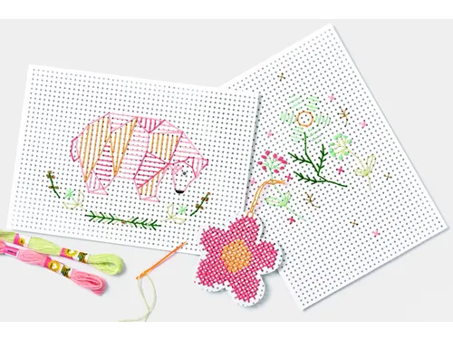 Borduurkaarten Folia 17.5 x 24.5cm 300gr 40 vel wit