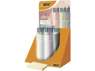 4-kleurenbalpen Mineral Tones display van 30 stuks assorti - 1