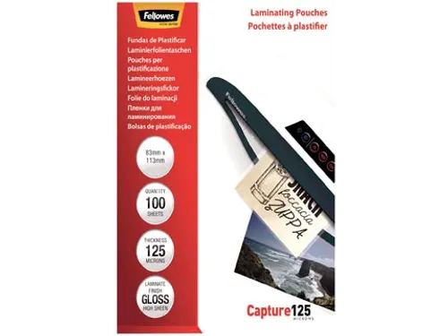 Lamineerhoes Capture 83x113mm 125 Micron glanzend 100 stuks