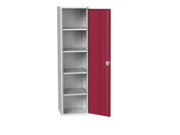 universele kast,HxBxD 2000x525x550mm,4xStalen bodem,draaigrendelslot