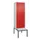 PBM-locker met bank,HxBxD 2120x600x815mm,2vak,vak B 300mm,cil.-slot