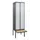 locker met bank,HxBxD 2120x600x815mm,2vak,vak B 300mm,cil.-slot