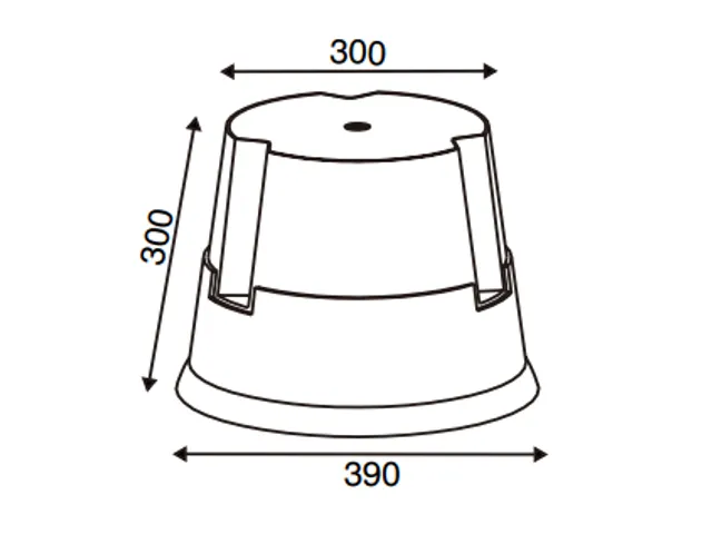 Tabouret marchepied Twinco Easy Step 150kg noir