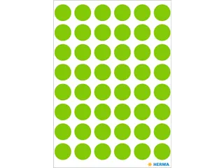 HERMA 1865 Multipurpose etiketten Rond 13mm Groen 240 stuks - 2