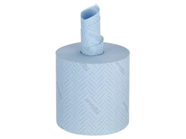 Chiffon de nettoyage Wypall L10 déviadage central bleu 6 rouleaux