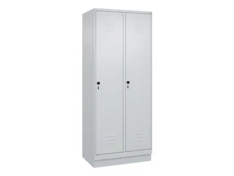 locker,HxBxD 1950x800x500mm,2vak,vak B 400mm,draaigrendel,sokkel