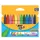 Kleurkrijt Bic 857 Plastidecor Triangel Assorti Etui à 12st