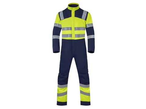Combinaison HAVEP 20433 jaune haute visibilité/bleu marine Taille 56