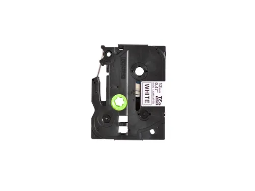 Labeltape Brother P-touch TZe-N231 ongelamineerd 12mm zwart op wit