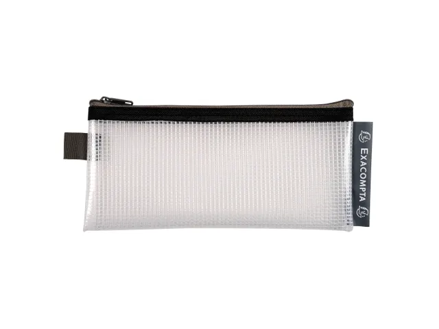 Pochette à fermeture éclair en plastique souple - Couleurs assorties