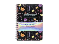 Dagplanner Pukka Pad Bloom A5 ongedateerd zwart