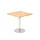 vergadertafel,HxBxD 745x800x800mm,vierkant,schotelvoet chroom