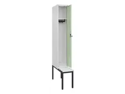 locker met bank,HxBxD 2120x300x815mm,1vak,vak B 300mm,draaigrendel