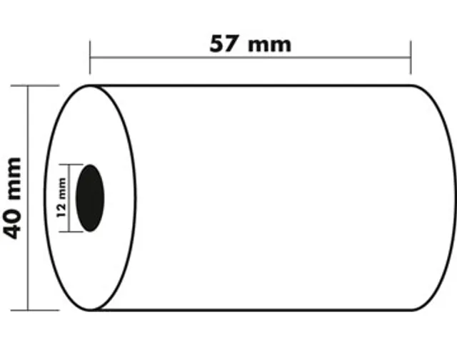 Rolletjes Bank En Betaalkaartterminal 57x37x12mm