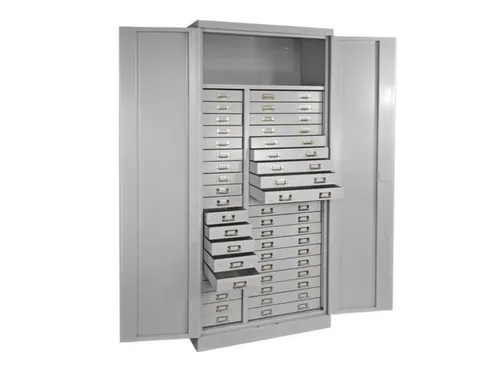 ladekast HxBxD 1790x800x410mm 40laden cilinderslot RAL7035