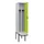 locker met bank,voor scheiding van kleding,HxBxD 2120x400x815mm,1vak