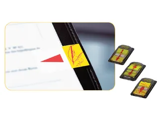 Indextabs Post-it 68031 25,4x43.2mm " hier ondertekenen" geel - 4