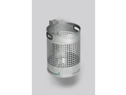 Afvalbak 30 Liter H X Ø 460x 330mm Draadgaaswand Staal Verzinkt