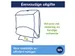 Distributeur papier d'essuyage mural Tork W4 Performance 654000 blanc/