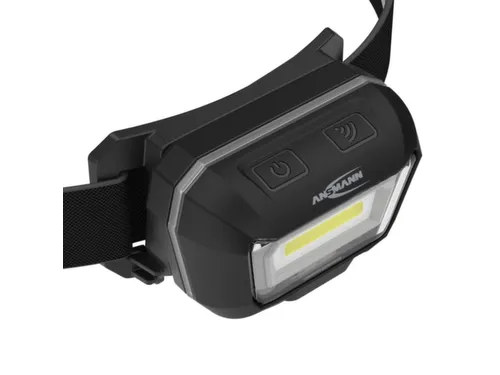 hoofdlamp,behuizing kunststof,COB-led,100-300lumen,reikwijdte 12-21m