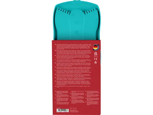 Waterverfdoos 2 kleuren +1 tube wit Connector turquoise